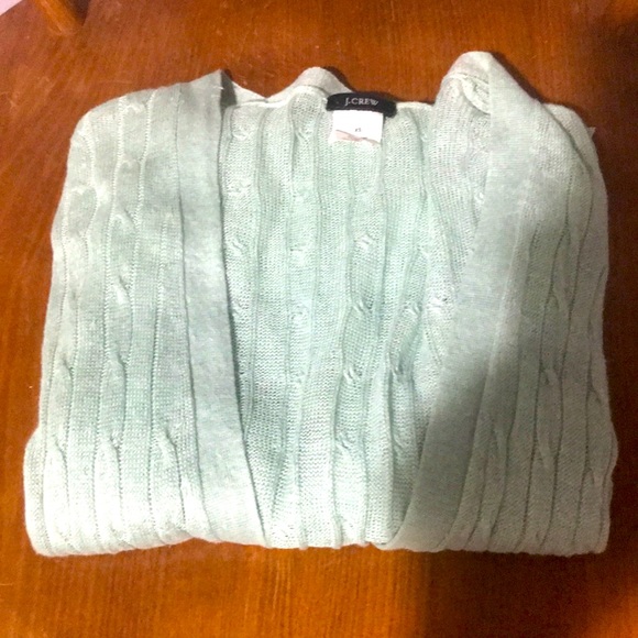 J.Crew seafoam green XS linen cardigan - Picture 5 of 5